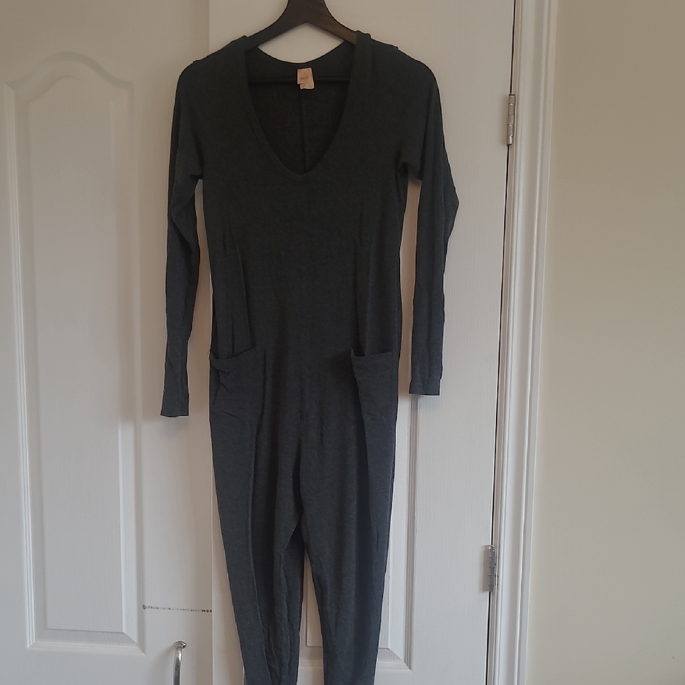 Smash + Tess Charcoal Wednesday Romper XXS